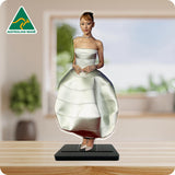 Ariana Grande Silver Bubble Dress 216 Celebrity Acrylic Cutout