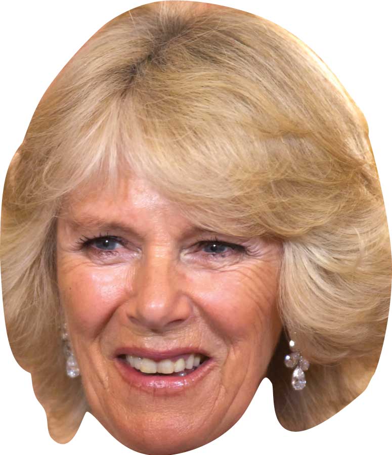 Queen Camilla 313 Big Head Cutout
