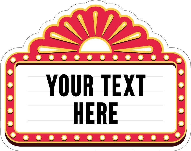 Custom Photobooth Prop Sign 261 Cardboard Cutout