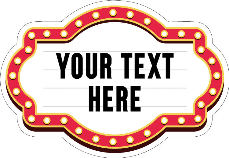 Custom Photobooth Prop Sign 264 Cardboard Cutout