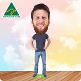 Custom Jumbo Head Cardboard Cutout