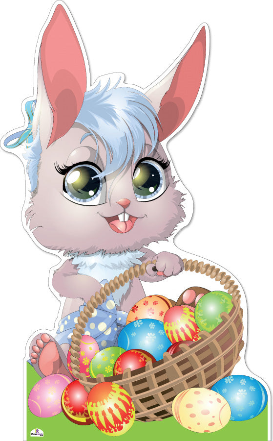 Easter Bunny with Eggs 909 Cardboard Cutout
