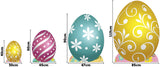Easter Eggs 907 Cardboard Cutout Set of 3