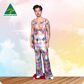 Harry Styles 665 Diamond Jumpsuit Celebrity Cutout