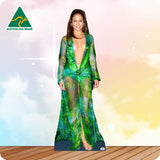 Jennifer Lopez in Green Dress 028 Celebrity Cutout