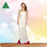 Kylie Minogue Cream Dress 499 Celebrity Cutout