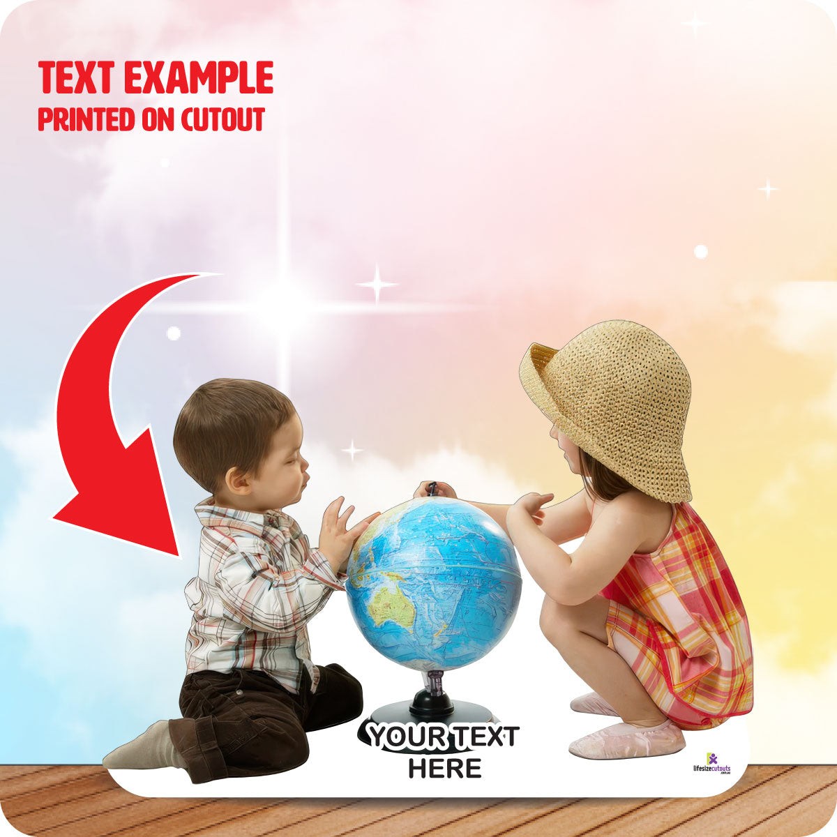 Custom Lifesize Cardboard Cutout - Child - Baby - Toddler - Large