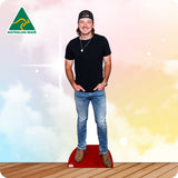 Morgan Wallen with Black Cap 114 Celebrity Cutout