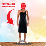 Naked Chef 603 Head Swap Cardboard Cutout