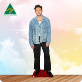 Nial in a blue denim jacket