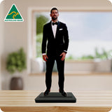 Novak Djokovic In Black Suit 7994 Celebrity Acrylic Cutout