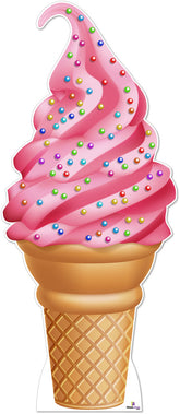 Pink Ice-Cream 251 Cardboard Cutout
