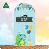 Boys Birthday Dinosaur Arch Backdrop sm002
