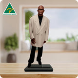Samuel L. Jackson In Cream Jacket 7292 Acrylic Cutout