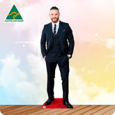 Tom Hardy 780 Navy Suit Celebrity Cutout