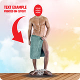 Topless Man 415 Head Swap Cardboard Cutout