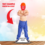 Topless Tradie 772 Head Swap Cardboard Cutout