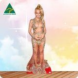 Beyonce in Sequin Dress 064 Celebrity Cutout