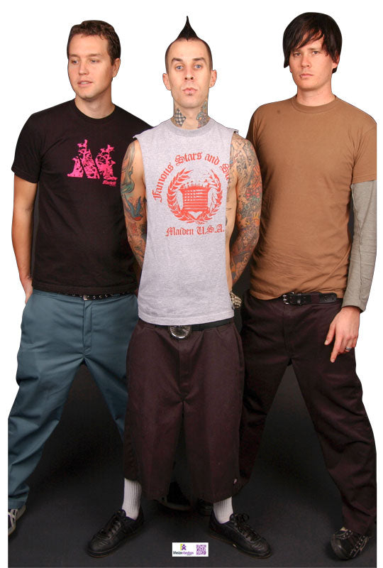 Blink 182 Group Mini Celebrity Cutout