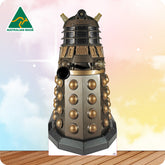 Model of a Dalek with 'Australian Made' logo on a gradient background