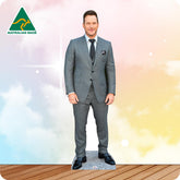 Chris Pratt In A Grey Suit