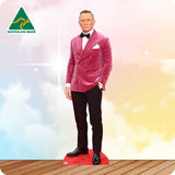 Daniel Craig 283 Pink Jacket Celebrity Cutout