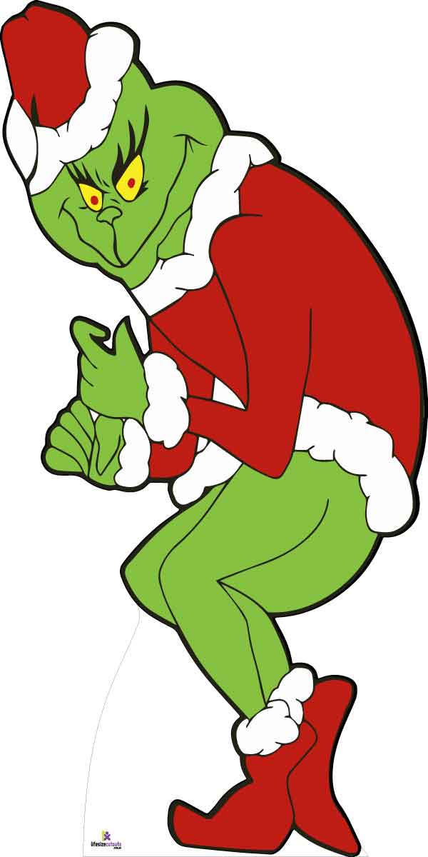 Hunched Grinch Lifesize Cutout
