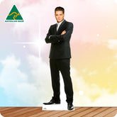 Michael Buble Celebrity Cutout in a black suit