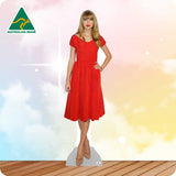 Taylor Swift in Red Dress Celebrity Cutout 680