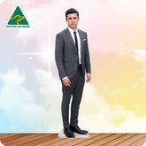 Zac Efron Checked Suit 640 Celebrity Cutout