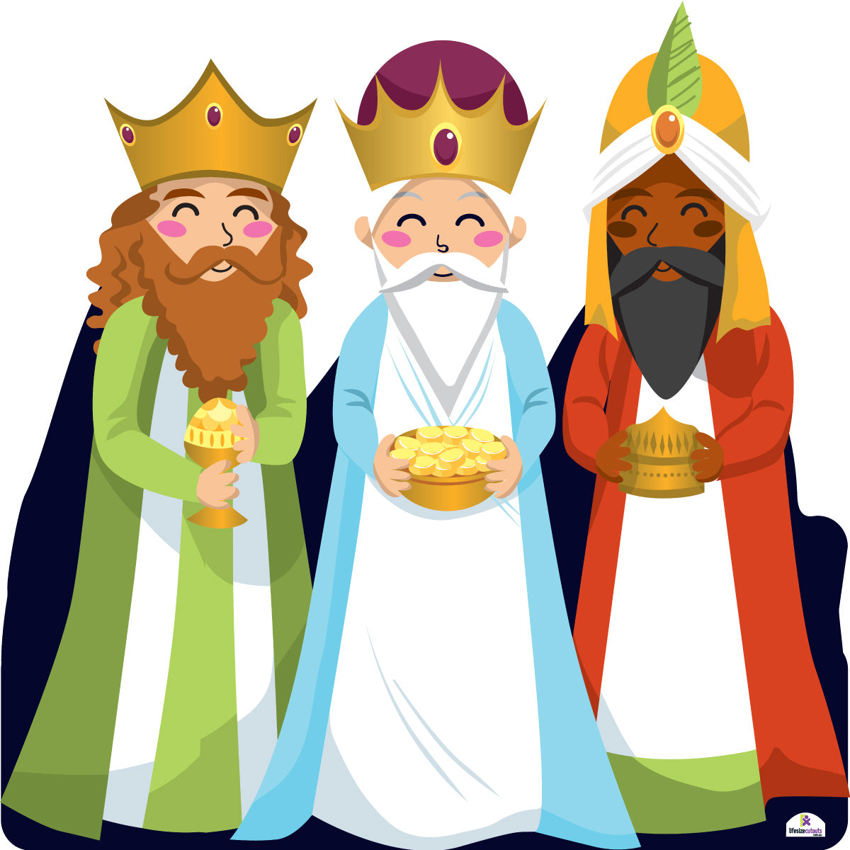 3 Wise Men 110 Cardboard Cutout