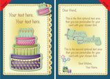 Giant Greeting Card Birthday 008 - 90cm x 60cm