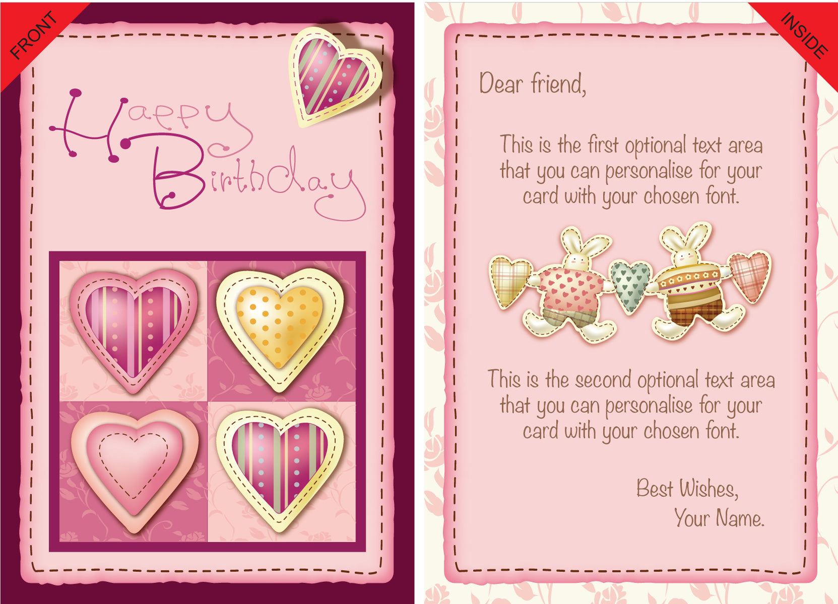 Giant Greeting Card Birthday 005 - 90cm x 60cm