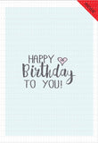 Giant Greeting Card Birthday 001 - 90cm x 60cm