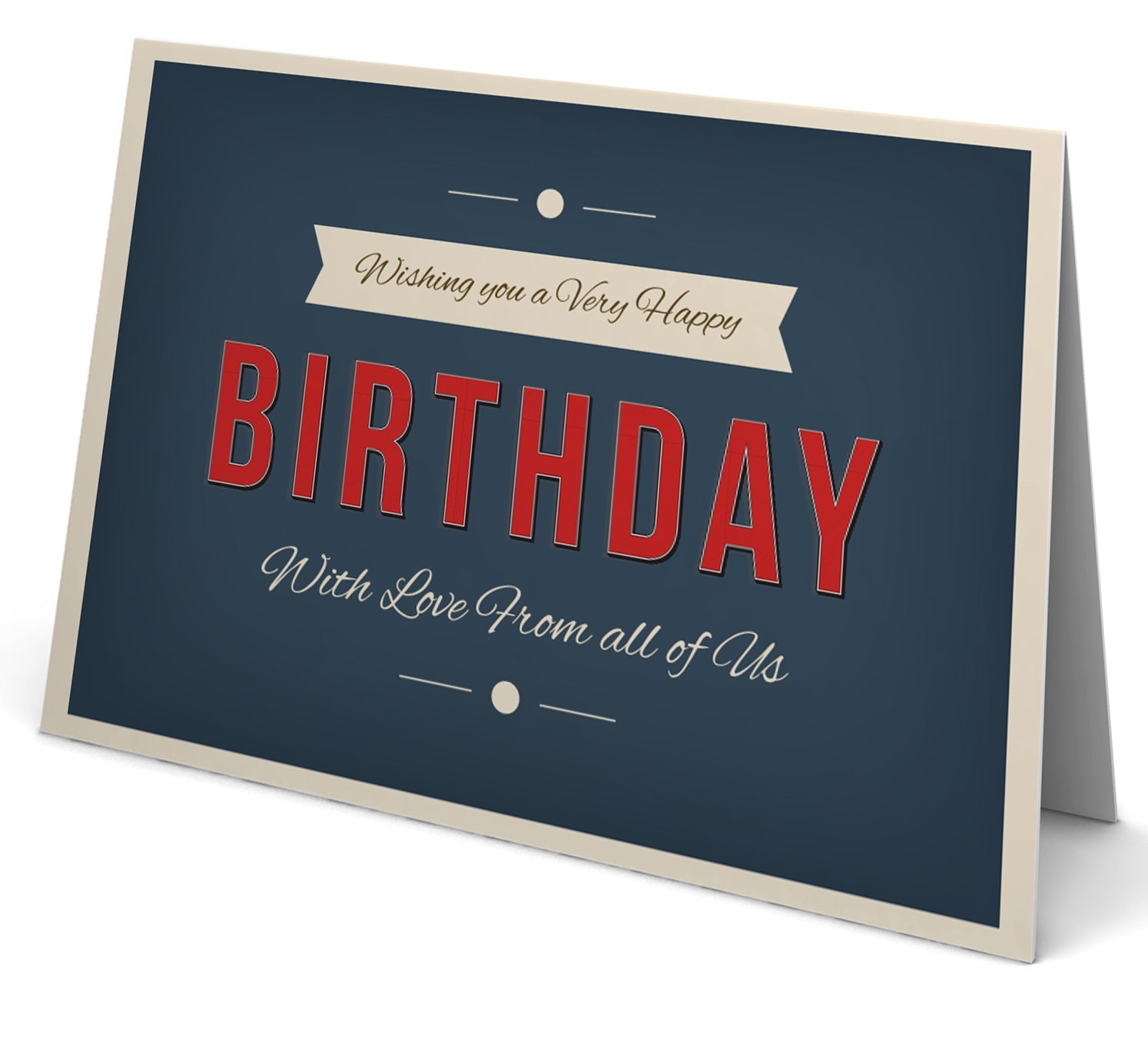 Giant Greeting Card Birthday 015 - 90cm x 60cm