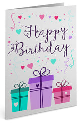 Giant Greeting Card Birthday 011 - 90cm x 60cm