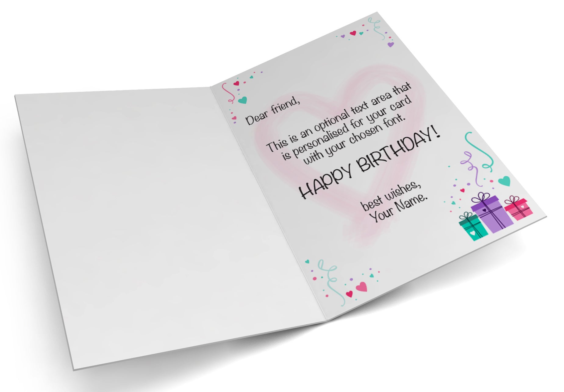 Giant Greeting Card Birthday 011 - 90cm x 60cm