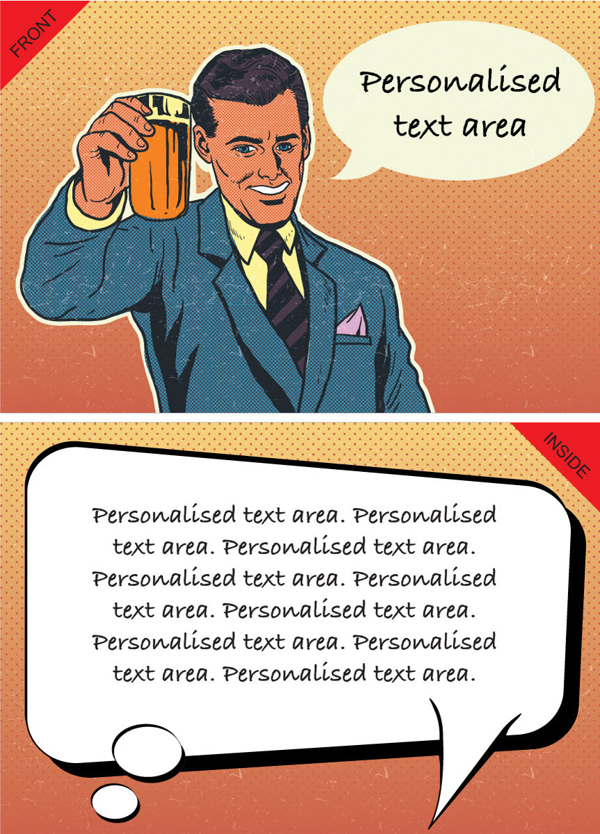 Giant Greeting Card Blank 019 - 90cm x 60cm