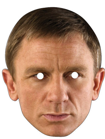 Engel dal Vandre Daniel Craig James Bond Celebrity Mask | LifesizeCutouts