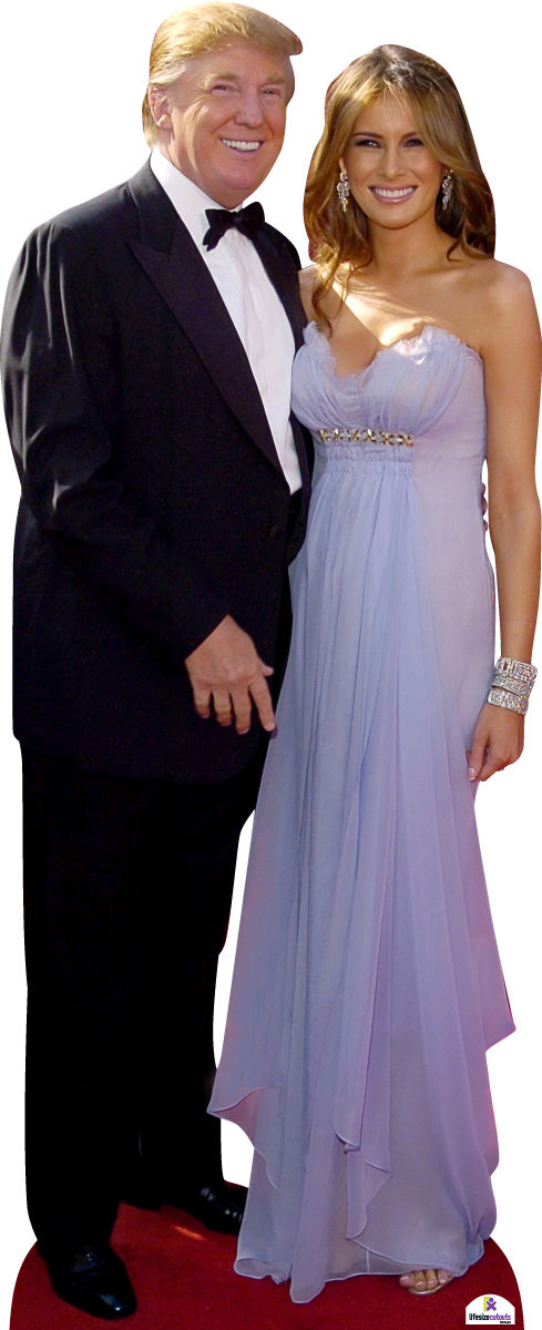 Donald and Melania Trump 679 Celebrity Cutout