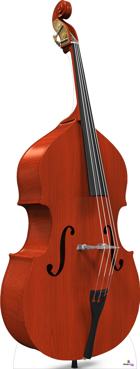 Double Bass Cardboard Cutout 437