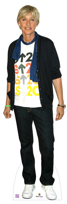 Ellen De Generes 456 Cardboard Cutout