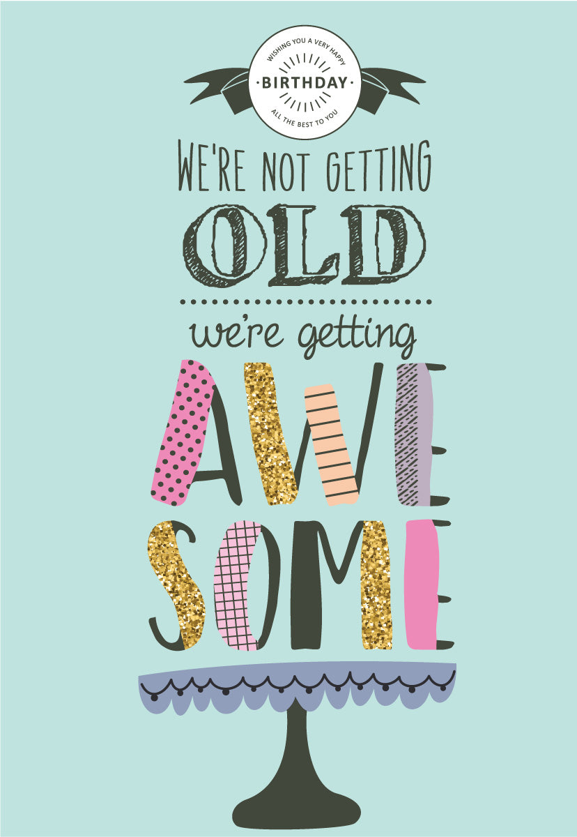 Giant Greeting Card Birthday 111 - 90cm x 60cm