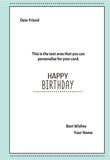 Giant Greeting Card Birthday 111 - 90cm x 60cm