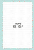 Giant Greeting Card Birthday 105 - 90cm x 60cm