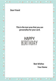 Giant Greeting Card Birthday 105 - 90cm x 60cm