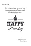 Giant Greeting Card Birthday 002 - 90cm x 60cm