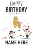 Giant Greeting Card Birthday 002 - 90cm x 60cm