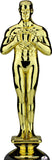 Gold Award Statue Celebrity Cutout