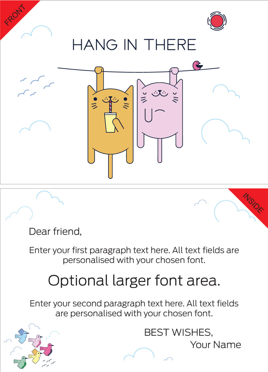 Giant Greeting Card 016 - 90cm x 60cm